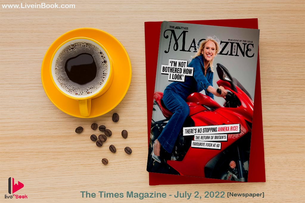 The Times Magazine July 2 2022 cover