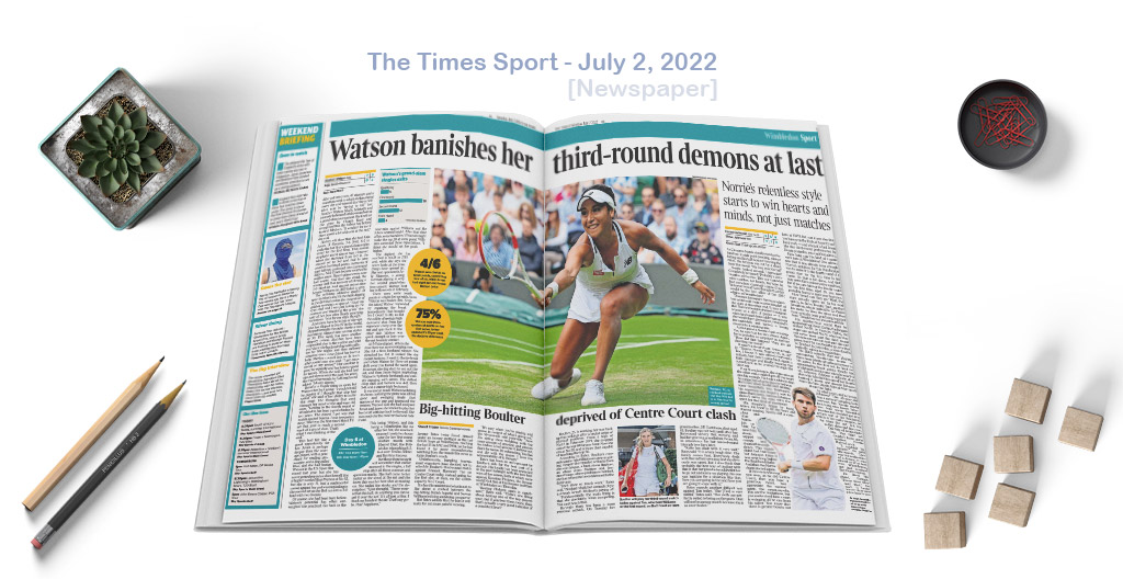 The Times Sport July 2 2022 sc